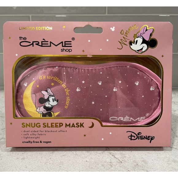 The Crème Shop Disney Limited Edition Minnie Mouse Sleep Mask Silky Blackout Box - Picture 1 of 4